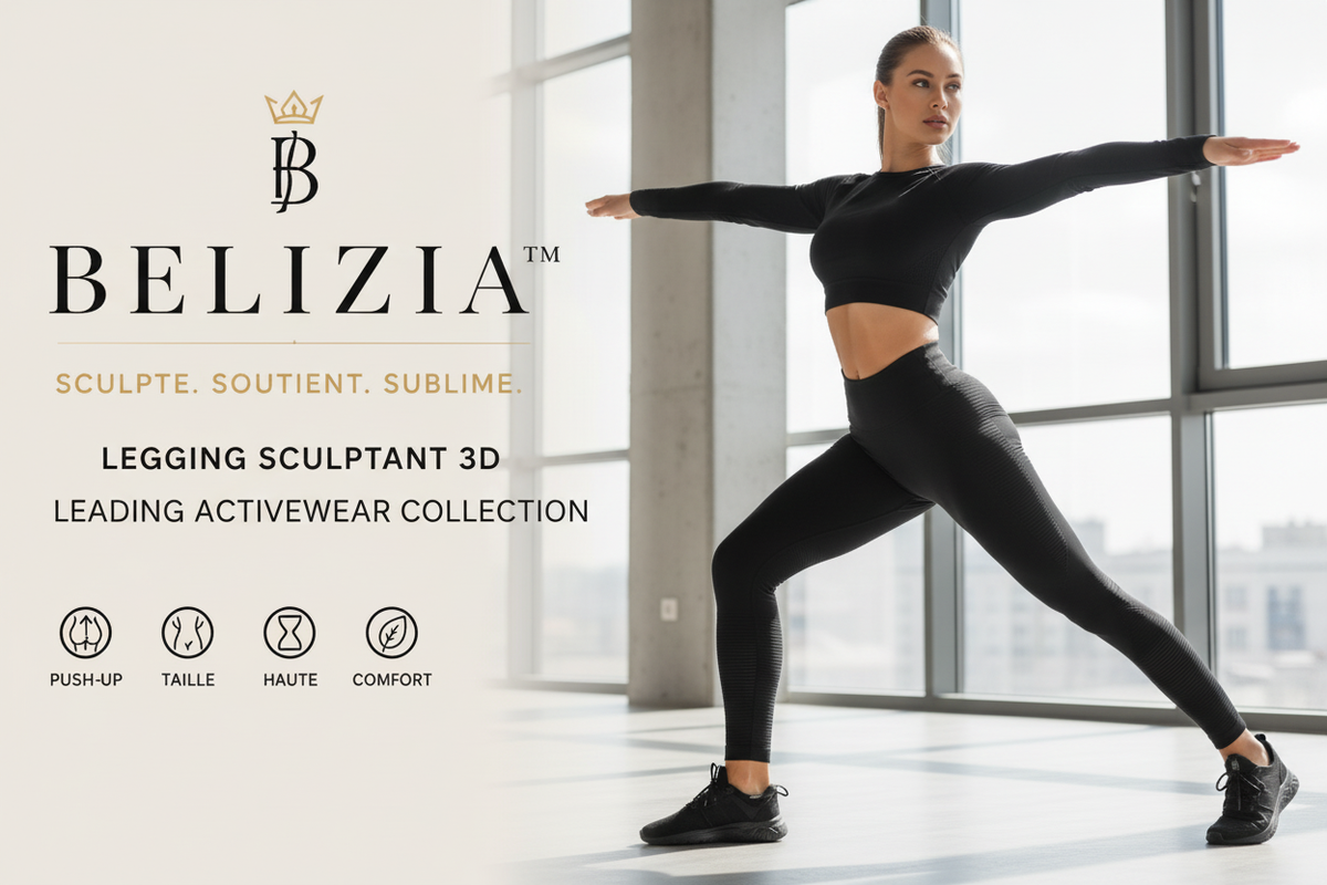 Bannière Fitness Gym avec logo Belizia